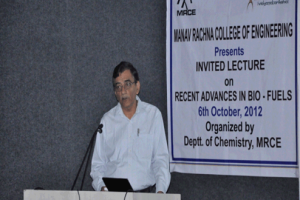 Invited talk on Recent Advances In Bio-Fuels by Dr. D.K. Tuli