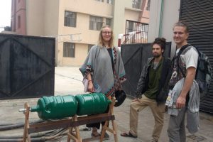 Composting Tumbler-Project at Manav Rachna University