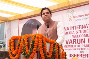 Special Lecture by Member of Parliament, Sh. Varun Gandhi, in Manav Rachna