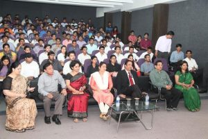 Dr. Rajshri Singh, IG, Crime Branch addressed the Students of Manav Rachna!