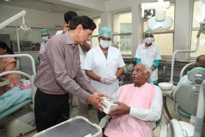 Dr. O.P Bhalla Foundation organizes 4th Free Denture Delivery Programme at Manav Rachna!
