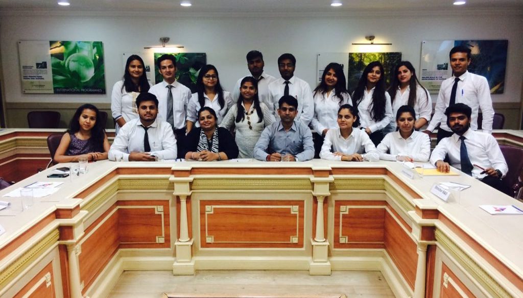 Department of Business Studies, FCBS, Manav Rachna International University conducted a 'Mock Business meeting' (5)