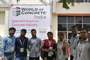 Visit to World of Concrete, Pragati Maidan by PG Students of Department of Civil Engineering