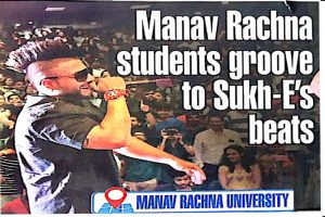 DT Fresh Face organised at Manav Rachna Campus