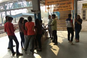 Swacch Bharat Abhiyaan – Old Faridabad Railway Station by Department of Business Studies