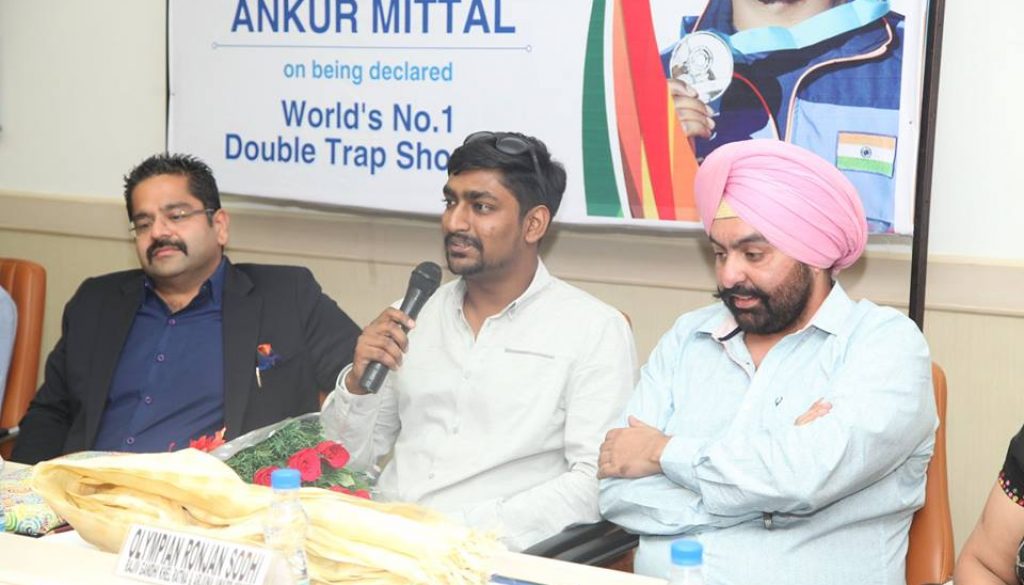 Manav Rachna felicitates Ankur Mittal - World’s No. 1 Double Trap shooter (1)