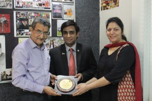 Manav Rachna Alumni Association invited Mr. Anshul Mudgal, Alumni of CITM, MBA