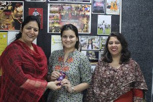 Alumna of FAS, MRIIRS visited Manav Rachna Campus