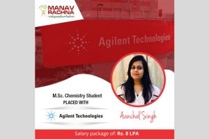 M.Sc. Chemistry Student placed with Agilent Technologies