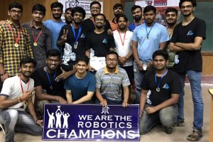 Gold medal at IIT Guwahati Robotics Competition