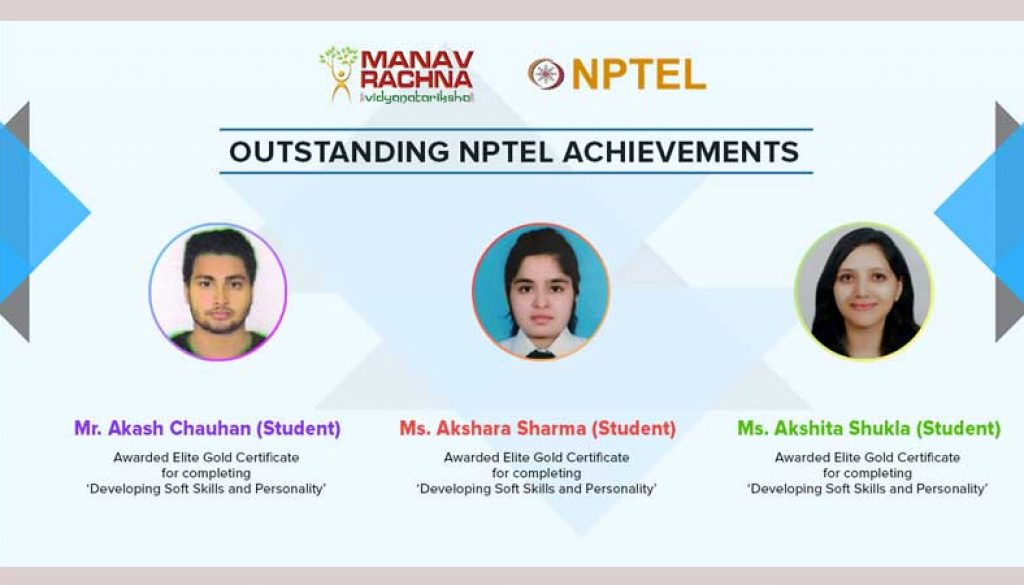 Students’ Achievements of SWAYAM-NPTEL Local Chapter