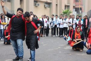 Nukkad Natak on Oral Cancer at Manav Rachna Campus