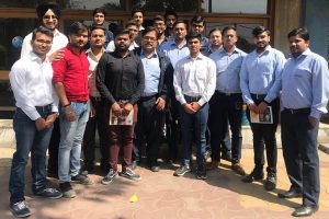 Industrial visit to JBM Industries for B.Tech Mechanical Engg. students