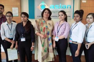 Internship of BBA Healthcare students in Asian Institute of Medical Sciences