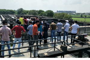 Industrial visit to Sewage Treatment Plant at Badshahpur, Faridabad