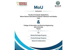 MoU between MRIIRS and College of Information and Electrical Engineering, Asia University