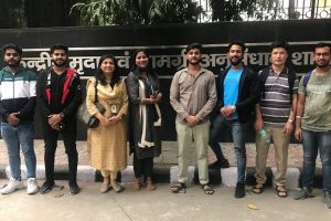 Students visited Central Soil and Materials Research Station