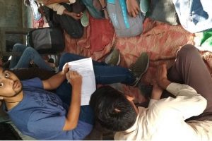 Donation drive and survey in adopted villages