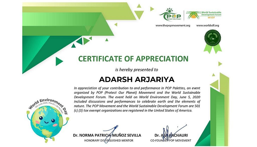 Certificate Contribution_Adarsh