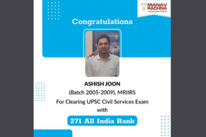 Congratulations Ashish Joon!!