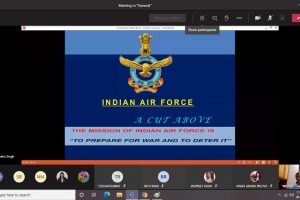 Virtual Session on Indian Air Force and Career Opportunities available for B.Tech Students by  Wing Commander Sneha Singh