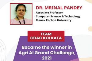 Winner in Agri AI Grand Challenge, 2021