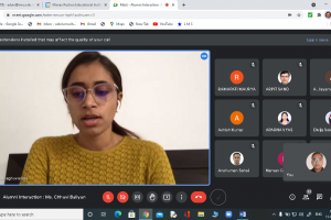 Alumni Interaction with Ms. Chhavi Baliyan (B. Sc Hons 2017-2020)