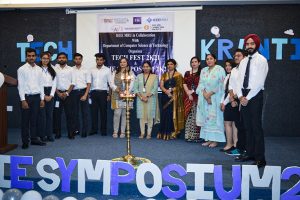 Tech Fest titled “TECH KRANTI” & ”WIE SYMPOSIUM” organized for CSE students