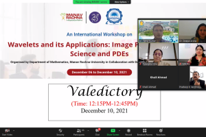 5 day International workshop on Wavelets & It’s Applications