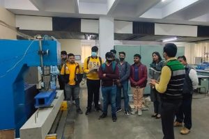 Industrial Visit of Civil Engineering students to The National Council for Cement and Building Materials