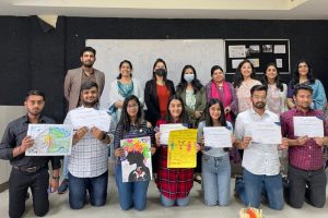 Department of management and commerce, MRU organised two fun competitions “Poster making” and “Best out of waste” on 4th of March.