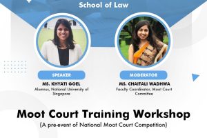 Moot Court Training Workshop by Khyati Goel, Alumnus, National University Singapore