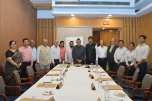 Padma Vibhushan Dr. Karan Singh chaired the third Advisory Board Meeting of Manav<br>Rachna Centre for Peace and Sustainability