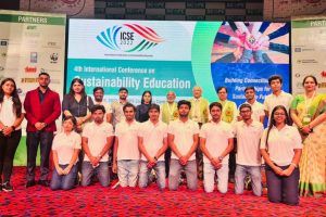 Paigam- the Dramatic and Film(s) Society of MRIIRS performed Nukkad Natak at 4th International Conference on Sustainability Education